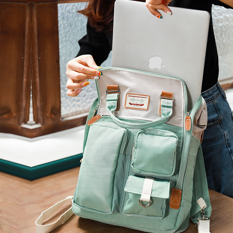 Laptop bag women's backpack 14 15 6 13 3 inch large capacity shockproof suitable for Apple MacBook Pro Huawei matebook Lenovo small fresh air