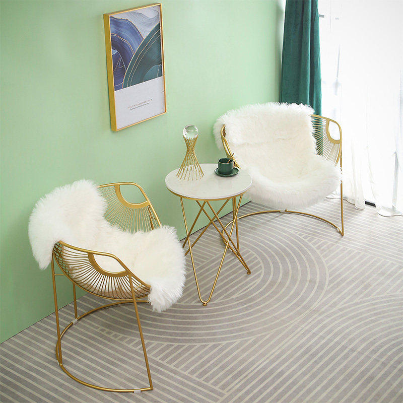 Balcony small table and chair net red small tea table modern minimalist leisure chair home outdoor one table and two chairs combination three-piece set