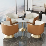 Светлый роскошный одноразовый диван -стул переговоров о приеме стола и комбинированном кресе