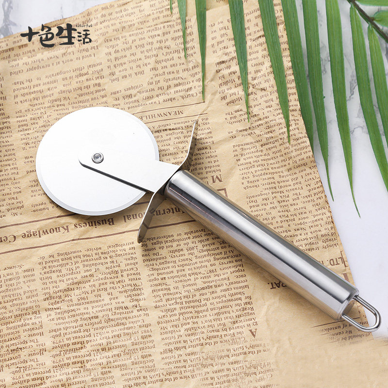Baking Tool Pizza Hob Knife Wheel Knife Pizza Light Knife Diy Pizza Knife Cutter Hob Knife-up Crisp Wheel Knife