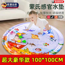 German childrens pat water mat large summer cooling baby inflatable climbing mat guides babys cognitive learning to crawl.