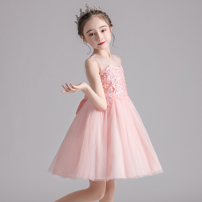 Girl's summer clothing 2021 new children's skirt Xia's foreign pie princess dresses dress fluffy dress birthday gown