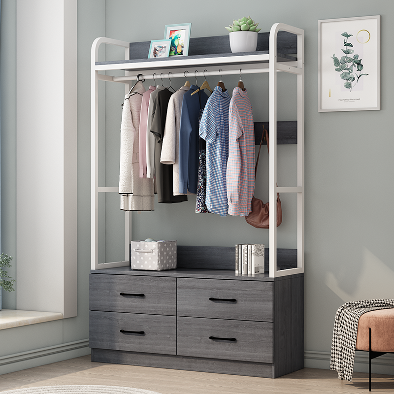 Clothes hanger floor-to-ceiling bedroom net red coat rack home multi-functional clothes rack simple Nordic rack can be customized