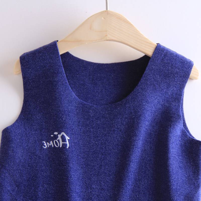 Sốt de boy nhung vest hai mặt con da lộn ấm không bị kèm ngay bên trong bé lỏng lẻo giáp bé cộng với nhung mùa xuân.