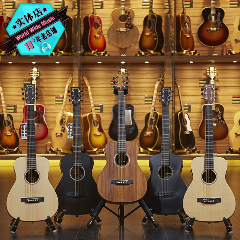 Martin LX1E K2 Ed Sheeran signs a 34-inch electric box acoustic guitar