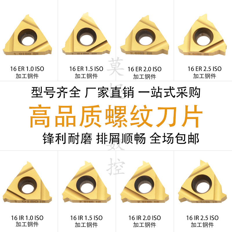 Deiska threaded blade 16 ER IR 1 0 2 1 0 5 2 5 3 0 ISO AG60 LMC steel pieces