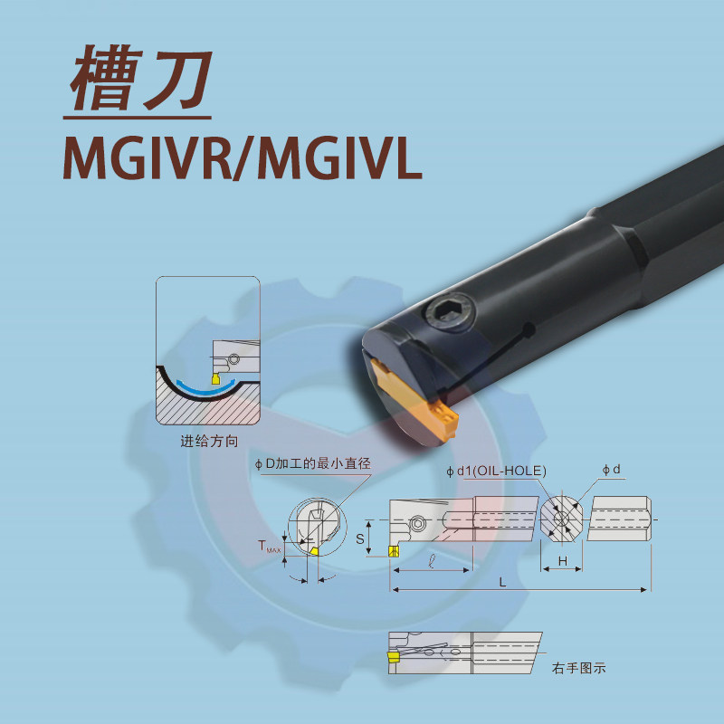 CNC inner groove cutter bar MGIVR2016 2520-2 3 4 cutting off lathe mounted MGMN MGGN blade