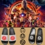 Dép nam mùa hè Học sinh Marvel anime xung quanh phiên bản Hàn Quốc của mẫu cá tính trong nhà và ngoài trời mềm mại - Dép dép kẹp nam