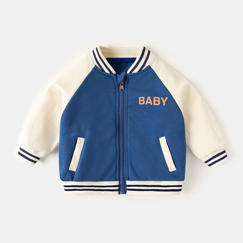 Детская куртка с молнией, весенняя бейсбольная форма, весенний костюм мальчика цветочника для раннего возраста, в западном стиле