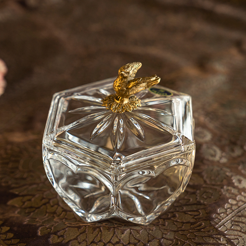 Italy imports RCR Crystal Candy Can Creative Living Room Tea Several household tea cans cans decoration parts