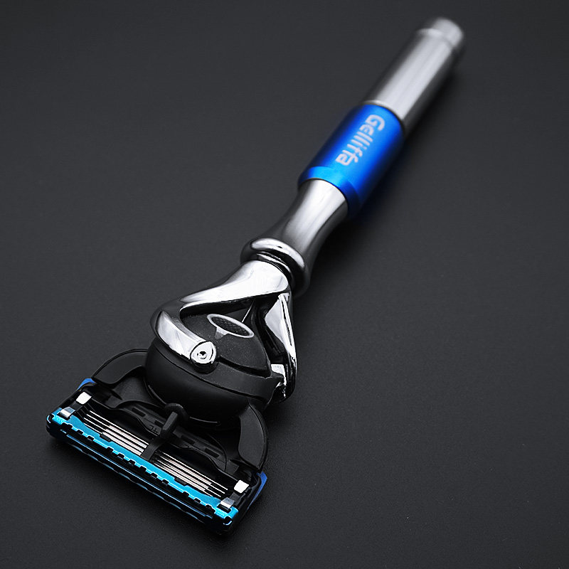 Churchilly five-layer razor blade men's manual razor blade shaving blade 5 blade head frame