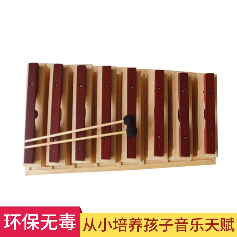 Red Yellow Blue Oriental Love Babies Early Teach Toys Children Red Wood Octave Sound Brick Multiolfe Music Professional