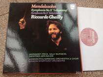 Mendelsson 2 3 Symphony Chay Phillips - Hohead 2LP Black Rubber Disk