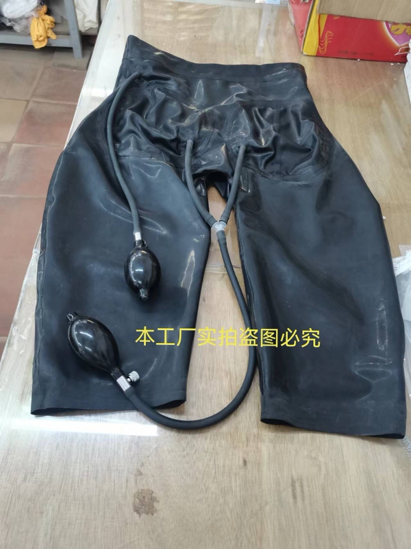 Real Shot of Latex Underwear for Men, Inflatable Double-Layer Thickened Special Anti-Fall Pants with High Elasticity Latex Real Shot of Latex Underwear for Men, Inflatable Double-Layer Thickened Special Anti-Fall Pants with High Elasticity Latex
