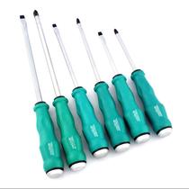 Penggong can tap through the heart screwdriver Super hard industrial grade strong magnetic cross slotted screwdriver set screwdriver