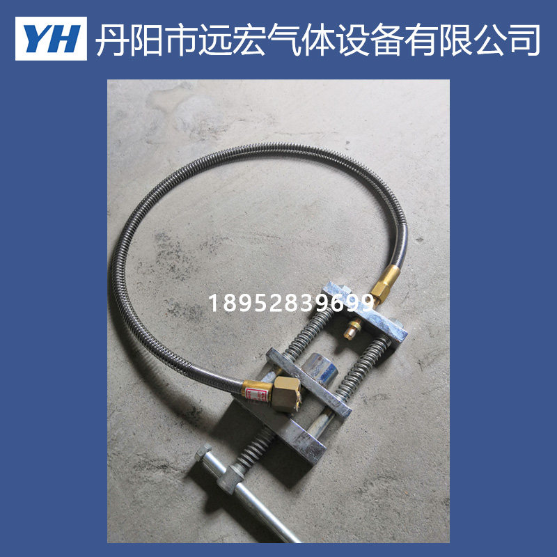 Oxygen-guide tube high-pressure metal hose high-pressure tetra-pipe argon nitrogen pipe carbon dioxide inflation tube