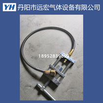 Oxygen high-pressure metal hose G5 8 connector double-column fixture carbon dioxide inflatable tube PTFE high-pressure hose