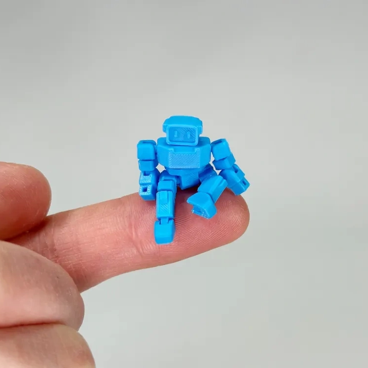 [Mini E-Type. Robot] 3D Printed Model, Tech Trendy Toy, Movable Joints, Desktop Decoration Small Ornament