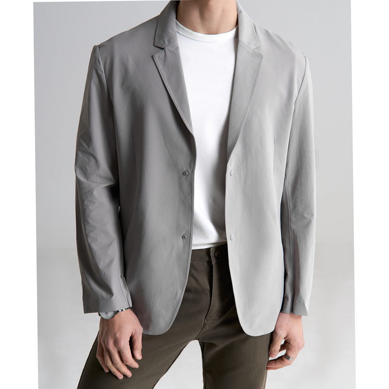 Houyi Traveler Lightweight Breathable Laminated Stretch Casual Suit Spring and Summer Men's Sun Protection Versatile Blazer