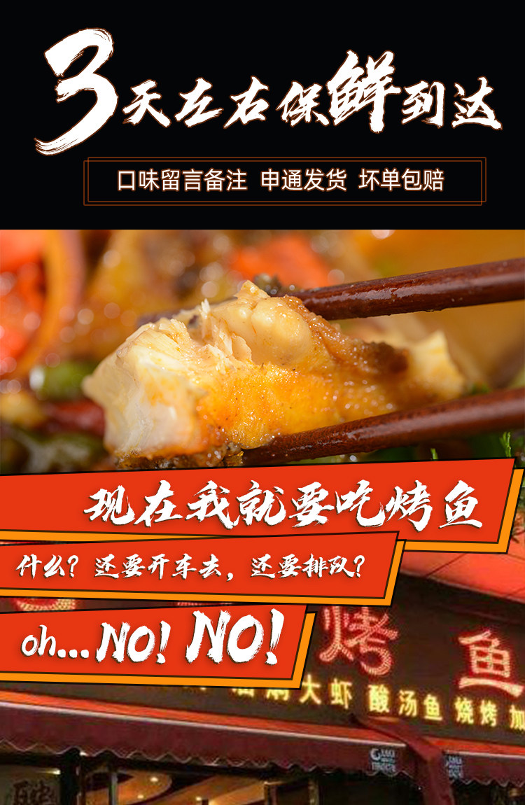 丫将军 烤鱼自热火锅套餐 图1