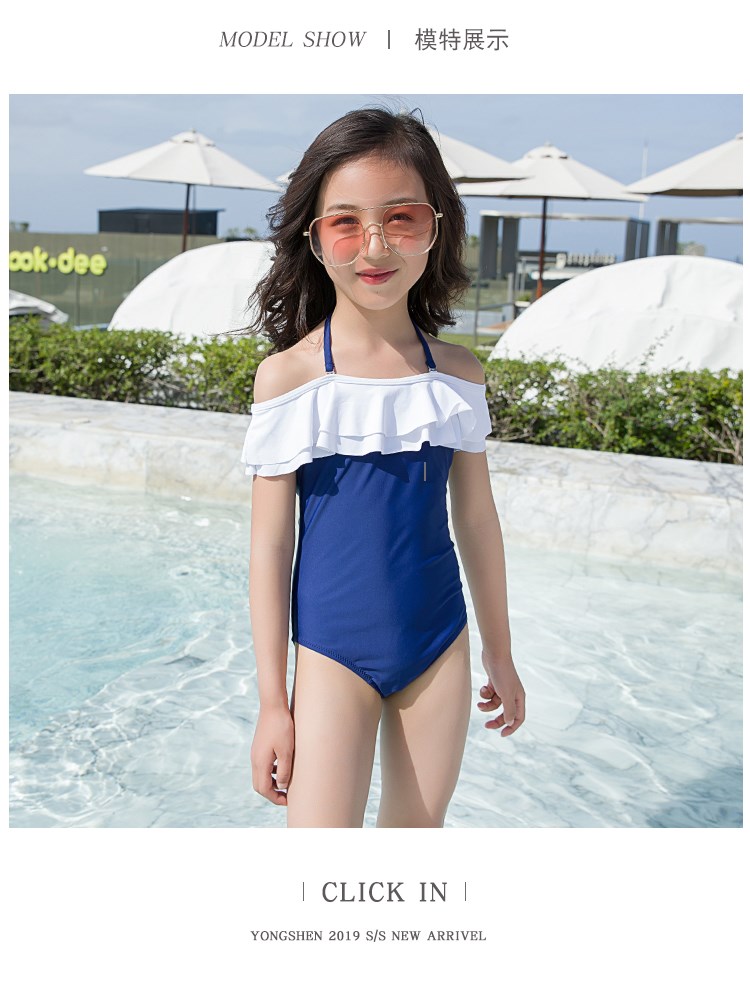Áo tắm cho trẻ em gái Cô gái Công chúa Xiêm Mùa xuân Hàn Quốc Váy Hàn Quốc Váy dễ thương Big Boy Bikini - Bộ đồ bơi của Kid quần bơi trẻ em