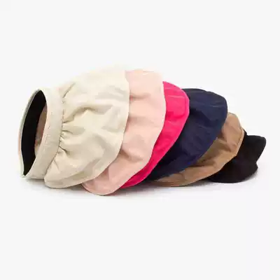 Hats female Korean version of Joker Han summer face sun hat tide Net red shell hat sunshade empty top hat