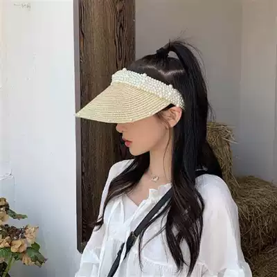 Sun hat handmade British beach hat trend simple leisure resort beach windproof leisure fashion summer