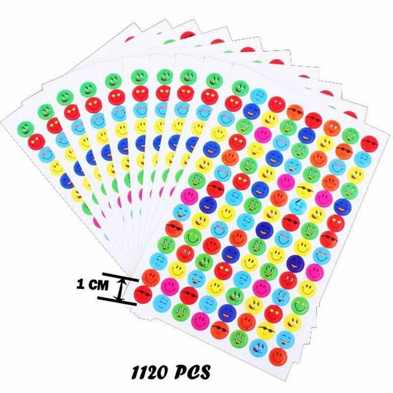 1120pcs smile face reward stickers school teacher Merit Prai