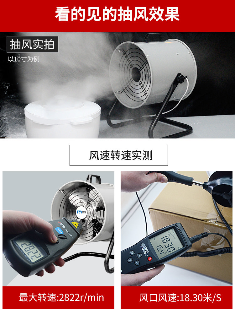 Installation-Free Exhaust Fan, Small Range Hood Exhaust Fan, Powerful Kitchen Exhaust Fan, Mobile Barbecue Exhaust Fan