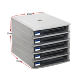 Файл -ящик для блокировки настольного стола -Стильский офис, много -лидерный комбинированный шкаф, шкаф, шкаф для отделки кабинета Creative A4