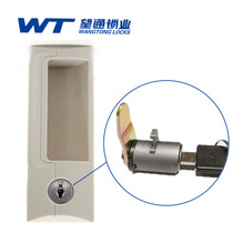 Wanton WT1506 bookcase clasp lock employee locker plastic door buckle with lock file cabinet handle lock combination