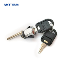 Wangt0703 blade linkage lock triple turn drawer lock computer desk short cabinet activity cabinet turn interlock