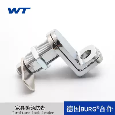 Tin cabinet door lock buckle turn tongue lock locker bathroom cabinet padlock storage cabinet lock hook letter box lock