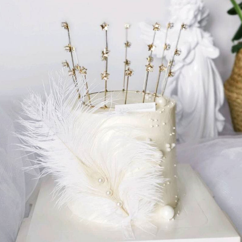 Crown Crown Star Crown Cake Decorated Birthday Cake Queen Stars Crown Pentagon Star Crown