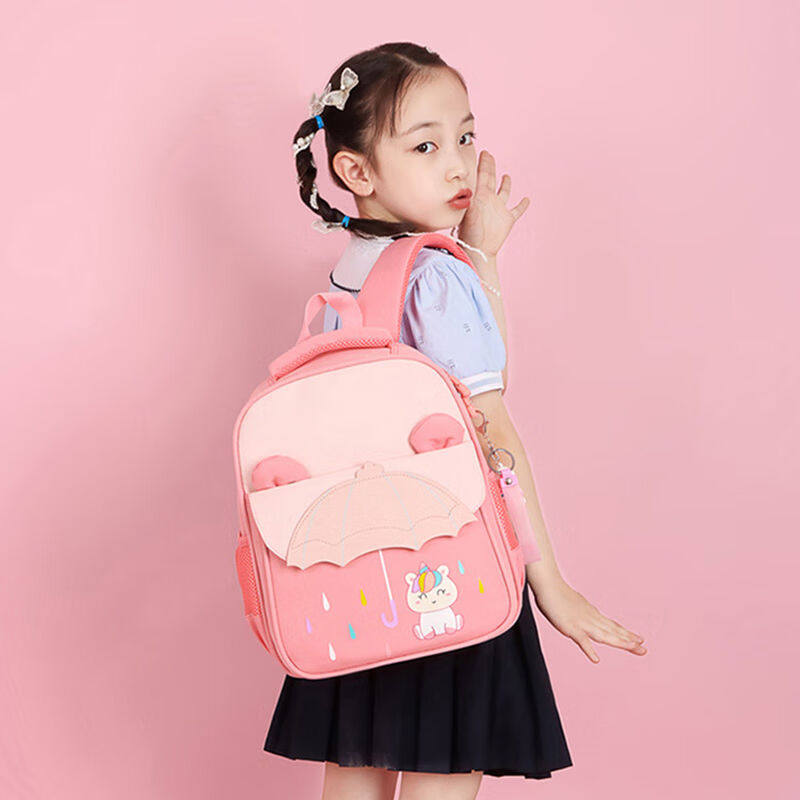 Wood Tintin elementary school children's school bag 1-4 grade minus light weight bag magic patch breathable double shoulder bag abrasion resistant children 