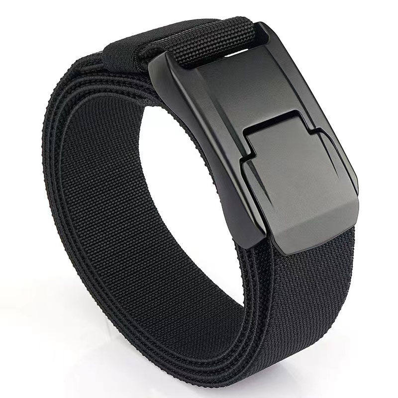JEVI Men's belt tactical button nylon weaving belt quickly remove outdoor belt work tide sail