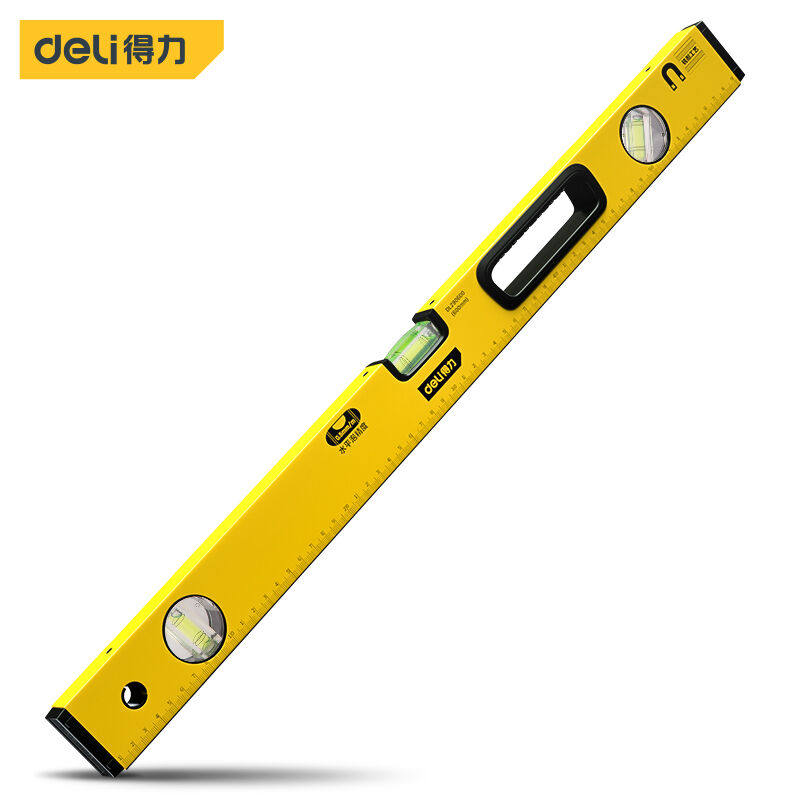 Deli strong magnetic multi-angle level ruler aluminum alloy level measuring ruler level meter 600mmDL29060 - Taobao