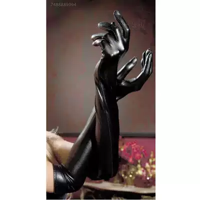 Adult sex SM heavy mouth boxing patent leather gloves sexy and interesting main female slave AL125