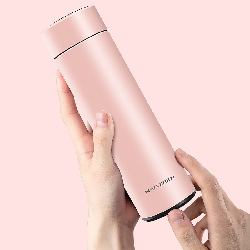 Antarctic Thermos mug men and women portable students simple water Cup 304 stainless steel large capacity tea cup lettering lettering