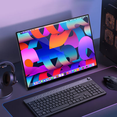 Visense 4K portable monitor, 2K high refresh rate touch screen, gaming computer, laptop secondary screen expansion, external screen