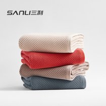 Sanli bath towel Japanese cotton gauze Adult mens and womens cotton soft bath towel Absorbent quick-drying hair-free towel