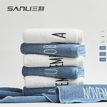 Sanli month towel Pure cotton face wash adult household couple cotton towel absorbent face wash face wipe face towel Face towel