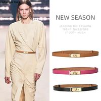 Leather Thin Belt Women's Fashion Casual Accessories