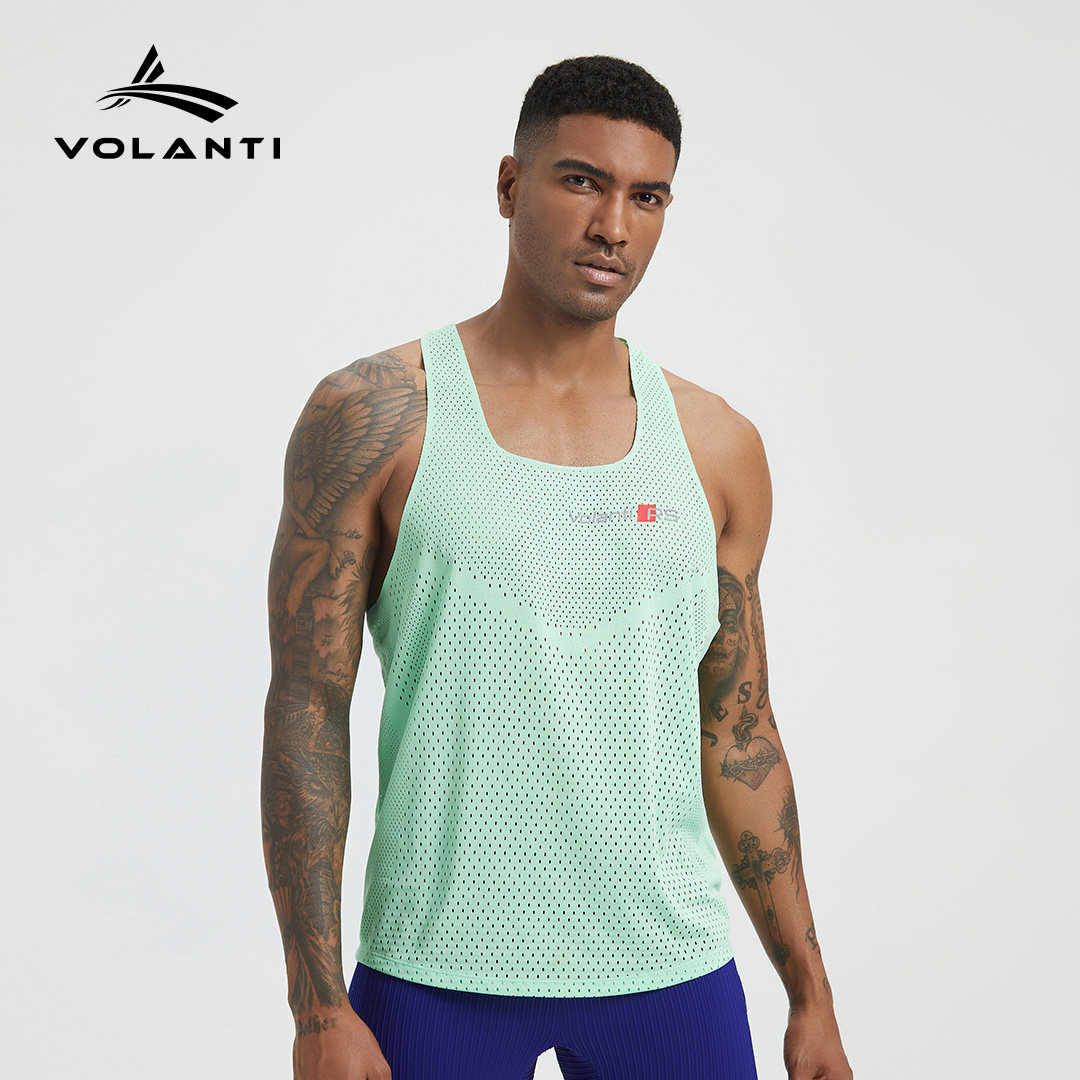 Vorandi Sports Running Body Test Fitness Speed Dry Athletics Training Marathon Sucking Sweat Fitness Professional Vest Man-Taobao