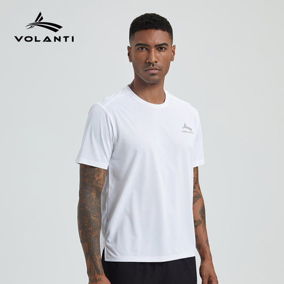 Volanti Volanti 남성용 속건성 티셔츠는 가볍고 캐주얼하며 스포츠용 반팔로 여름에 부드럽고 통기성이 좋습니다.
