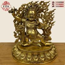 New fine workmanship of Tibetan Tantric Nepal’s new pure copper Vajrapani Buddha statue and Bodhisattva protector fine ornaments for collection