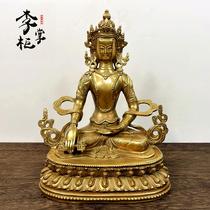 Ancient Xiangxiong Yongzhong Bon Sect Tibetan Tantric Pure Copper Dunba Xingrao Miwo Brass Bon Buddhist Statue Tibetan Ornaments