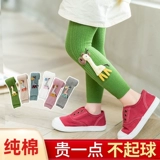 Осенние леггинсы, штаны, летние тонкие детские демисезонные хлопковые колготки