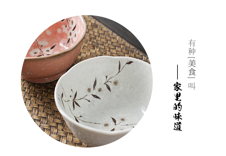 The fawn field'm bowl of rice bowls Japanese imported from Japan and wind ceramics tableware wooden gift boxes