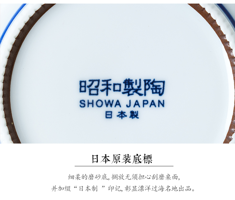 Japan imports ceramic is highly home blue grass analyzes ten creative steak dish Japanese dish fish sushi plate